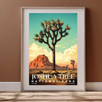 Joshua Tree National Park Poster, Travel Art, Office Poster, Home Decor | S7 - image4